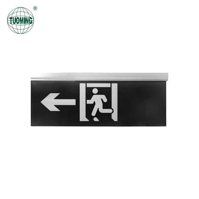 정지된 단일-방향 출구 지시등